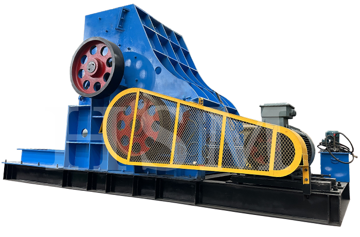 雙級(jí)粉碎機(jī)對(duì)輥破碎機(jī)、河卵石制砂機(jī)、石頭制砂機(jī)大圖